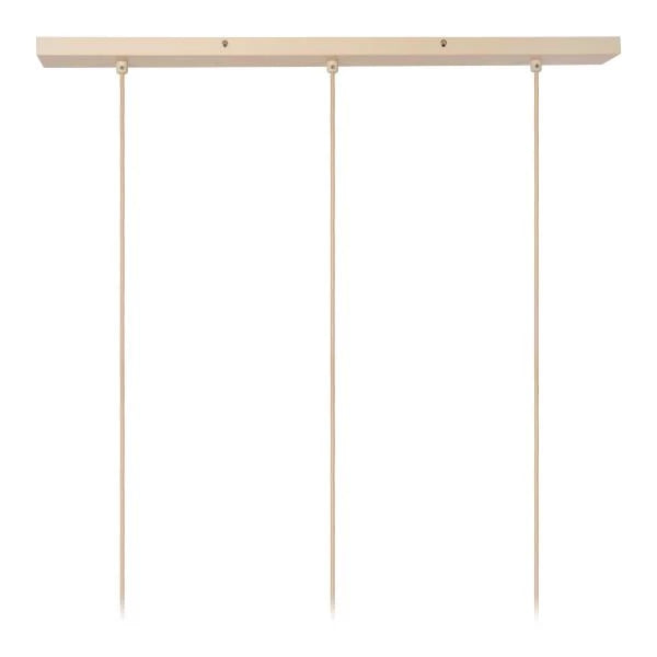 Lucide CORINA lámpara de mesa LED, 3xE27, regulable, pantalla de tela ajustable, 185cm iluminación interior color crema