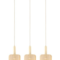 Lucide CORINA lámpara de mesa LED, 3xE27, regulable, pantalla de tela ajustable, 185cm iluminación interior color crema