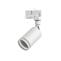Spectrum LED railspot mini 3-phase with GU10 fitting, opal ring, IP20