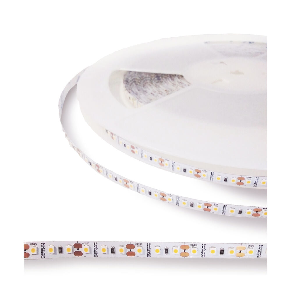 Tira LED Tsong 5m 12V 9.6W 120 LEDs/m 4000K blanco brillante IP20 CRI 80 CE RoHS garantía de 5 años