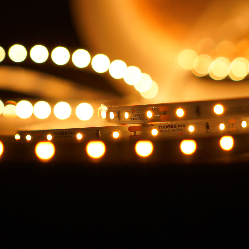 Modee tira LED silicona 12V 4.8W/m 60LED/m 2700K 540 lúmenes/m CRI 90 IP65 8mm rollo 5m
