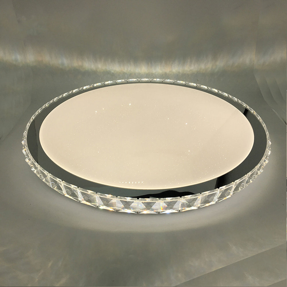 Lámpara LED de techo Modee 96W 3CCT regulable 9120 lúmenes Ø510mm aluminio-plástico IP20 vidrio esmerilado