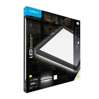 Lámpara de techo LED Modee Cuadrada Negra 22W 3000 lúmenes 4000K 420x420x28mm