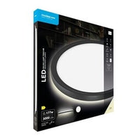 Lámpara de techo LED Modee redonda Negra 22W 3000 lúmenes 4000K D420x28mm