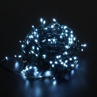 Modee Guirnalda de Luces LED de Navidad 100LED 10m Blanco Frío 10000K IP44 con Adaptador Enchufe UE