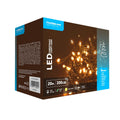 Modee Guirnalda de Luces LED de Navidad 200LED 20m Blanco Cálido con Adaptador IP44 Cable Verde