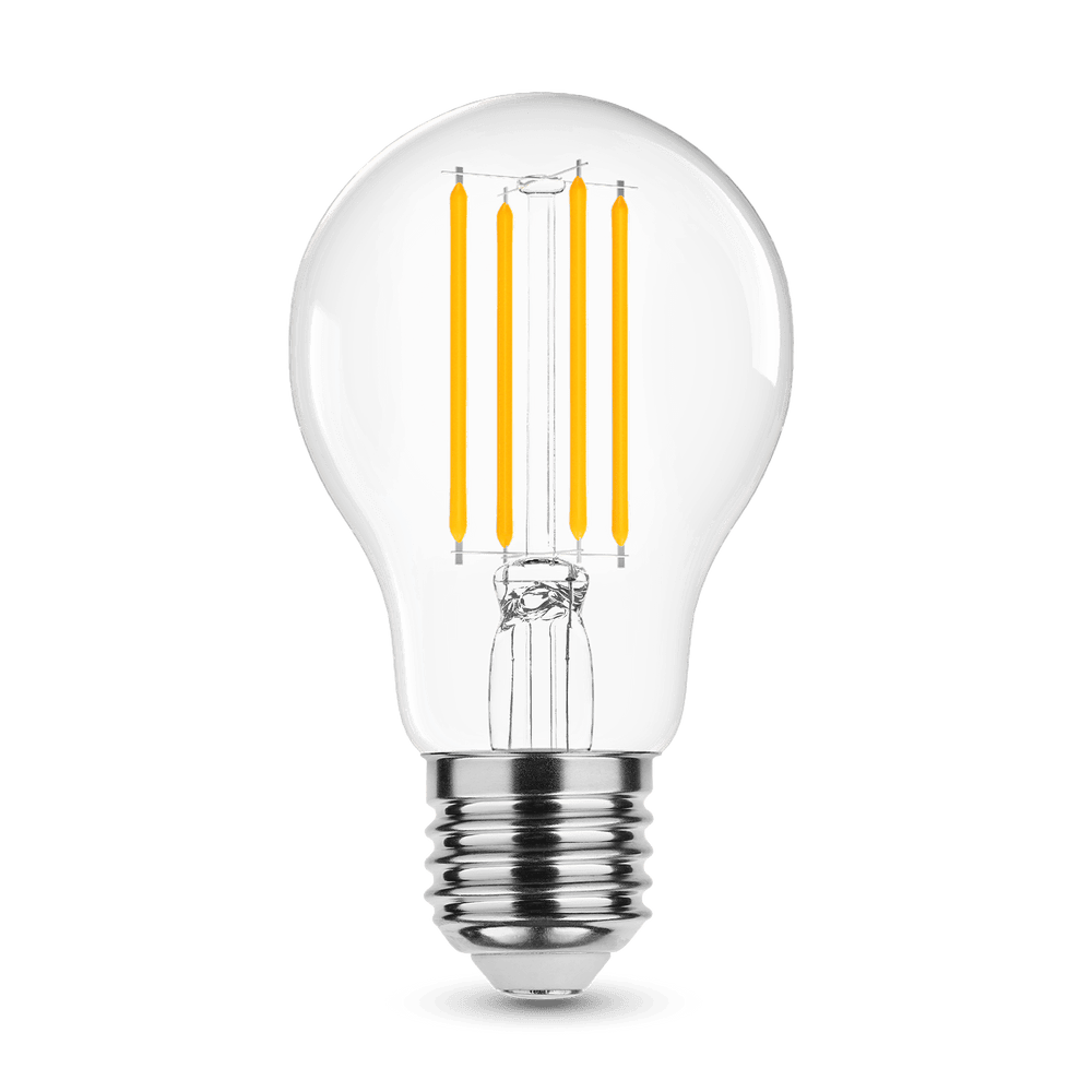 Modee LED Filament A60 Bulb 8W E27 2700K 1055 lumens 360° Non Dimmable Glass Globe