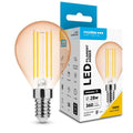 Bombilla regulable Modee LED Filamento Ámbar Globo Mini G45 4W E14 1800K 300 lúmenes 320°
