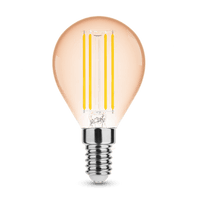 Modee LED Filament Amber Mini Globe G45 E14 4W 1800K 360 lumens 320° Beam 220-240V Non Dimmable