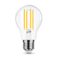Modee LED Filament Bulb A60 8W E27 2700K 1055 lumens Dimmable Glass 360° Warm White