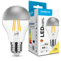 Bombilla de Filamento LED Modee A60 E27 4W 2700K 400 lúmenes 320° Vidrio con Tope Plateado No Regulable