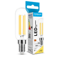 Modee Bombilla LED Filamento T25 3.5W E14 2700K 350 lúmenes 360° Varilla de Vidrio No Regulable
