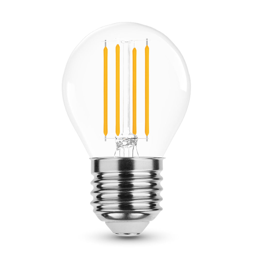 Modee LED Filamento Globo Mini G45 4W E27 4000K 470 lúmenes 360° Bombilla de Vidrio No Regulable IP20