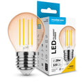Modee LED Filamento Globo Mini G45 4W E27 Ámbar 1800K 360 lúmenes 320° IP20