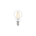 Bombilla Philips CorePro LEDLuster 2W P45 E14 transparente 2700K blanco cálido 250 lúmenes reemplaza 25W