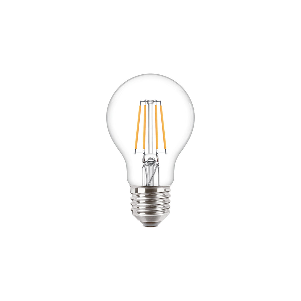 Philips CorePro LED bulb 4.3W 40W equivalent E27 A60 2700K clear 470 lumens non dimmable