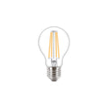 Bombilla Philips CorePro LED 7W equivale a 60W E27 A60 2700K Blanco Cálido Transparente 806 lúmenes no regulable