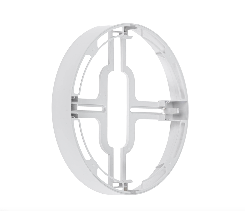 Lámpara de techo LED Spectrum redonda 18W 3000K 1800 lúmenes IP20 Blanca para montaje superficial o empotrado