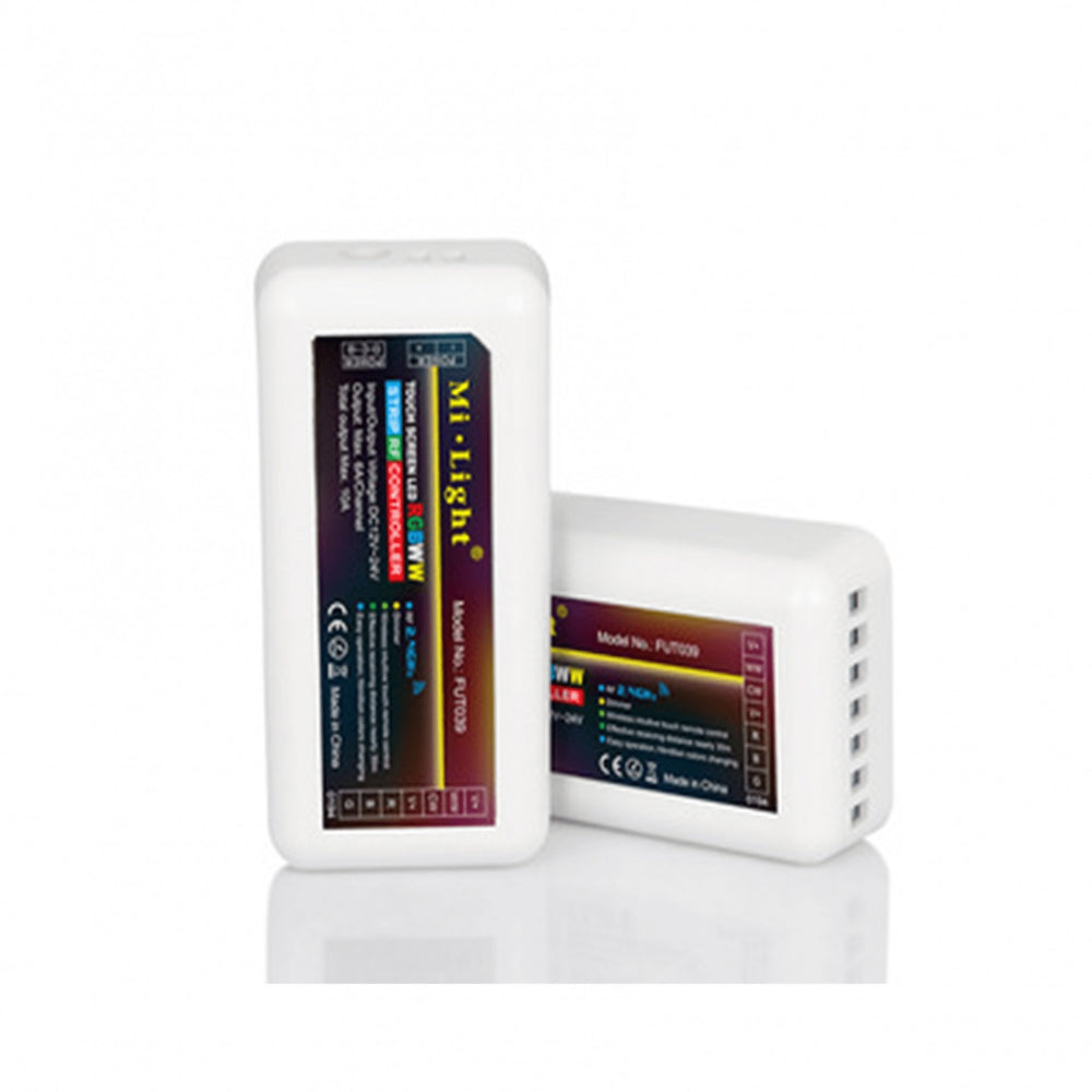 Controlador Tsong RGB+CCT 8 Zonas, IP20, 220-240V AC, certificado CE RoHS, garantía de 5 años