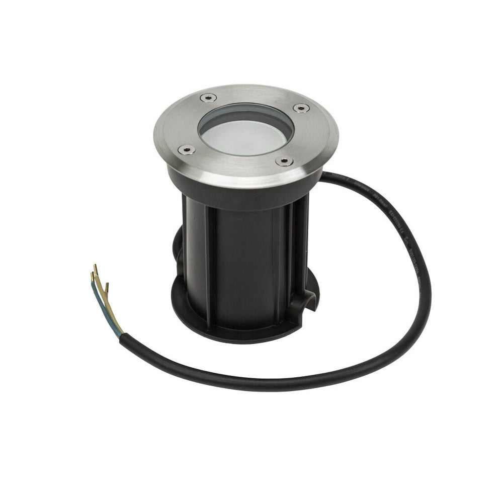 Juego de 4 focos empotrables LED Spectrum para suelo, 4x 4W, 3000K blanco cálido, iluminación empotrada exterior IP67