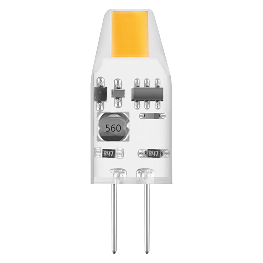Lámpara OSRAM LED G4 Pin Micro 12V 1W 2700K Transparente Blanco Cálido 100 lúmenes 300° No Regulable IP20
