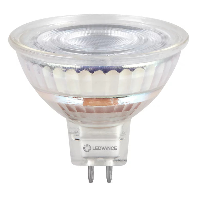 Foco LED de alto rendimiento GU5.3 MR16 6.8W 621 lúmenes 36D 4000K Blanco frío regulable alto CRI reemplaza 50W