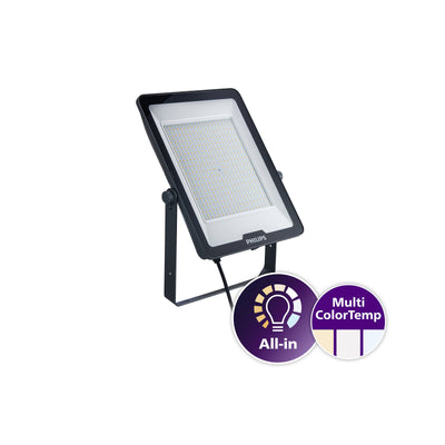 Philips BVP169 proyector LED 200W 22000 lúmenes 3000K 4000K 6500K IP65 IK08 CRI 80 Gris