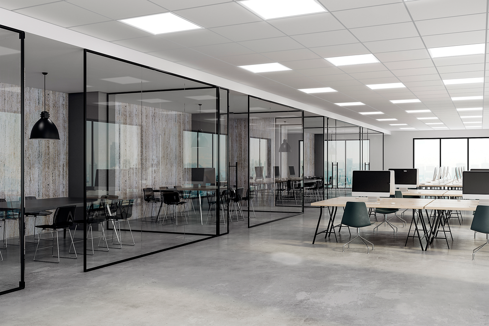 Philips CoreLine Panel LED 22-31W 3000K-4000K regulable DALI 1195x295mm Blanco IP20/IP44 UGR19 >80CRI