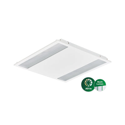 Philips CoreLine RC136B LED Panel Light 22W-31W 3000K 2800-4000 lumens 597x597mm White IP20/44 UGR25