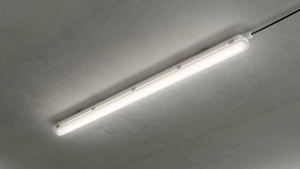 Philips CoreLine WT120C G2 luz LED estanca 33W 4000K 4000 lúmenes IP65 IK08 1215mm emergencia 3h