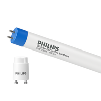 Philips CorePro LEDtube 1500mm 20W T8 3000K G13 2050 lúmenes CRI 80 240° vidrio mate CE RoHS