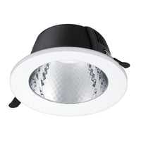 Philips downlight LED 24W 4000K 2400 lúmenes IP54 UGR19 CRI80 220-240V corte 200mm Negro