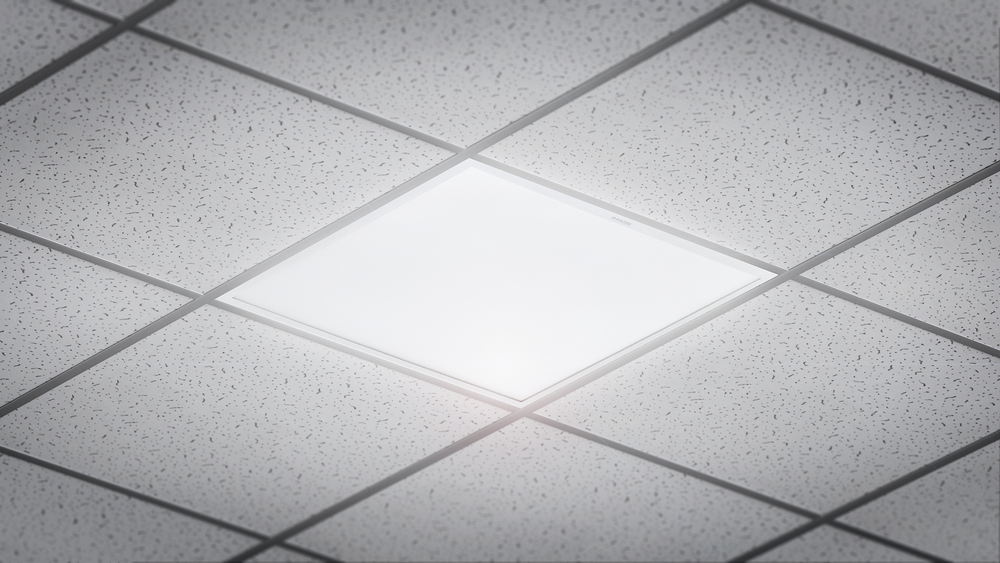 Panel LED Philips 32W 4000K 3200 lúmenes 220-240V IP20 UGR22 CRI80 595x595mm Blanco