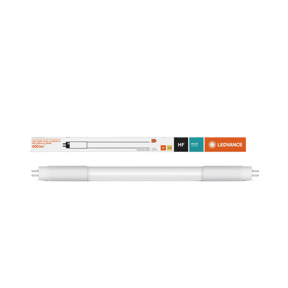 Philips Tubo LED T5 4W 380 lúmenes 3000K Blanco Cálido 29cm Alta Eficiencia reemplaza 8W