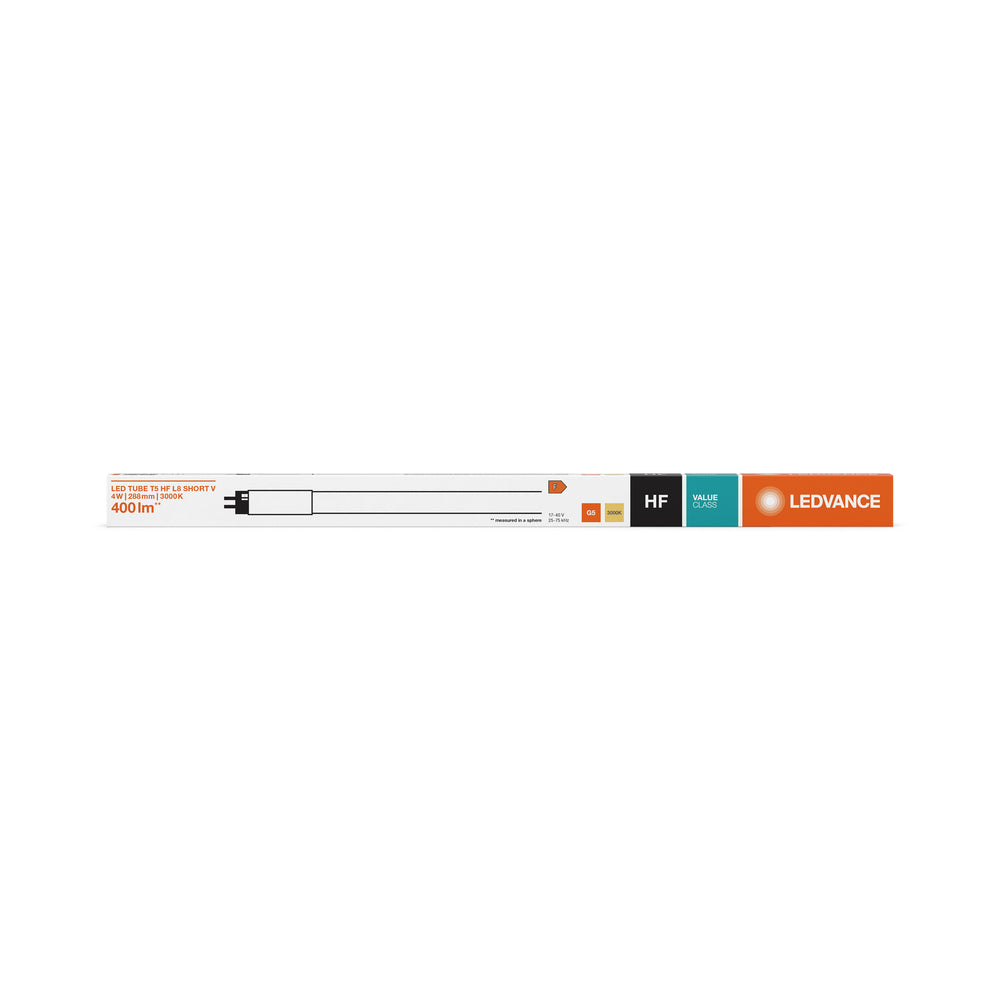 Philips Tubo LED T5 4W 380 lúmenes 3000K Blanco Cálido 29cm Alta Eficiencia reemplaza 8W