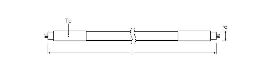 Philips Tubo LED T5 4W 380 lúmenes 3000K Blanco Cálido 29cm Alta Eficiencia reemplaza 8W