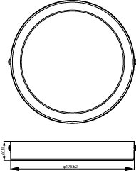 Philips Ledinaire SlimDownlight plafón LED empotrado en superficie 12W 3000K 1200 lúmenes 220-240V Blanco IP20 Ø175mm