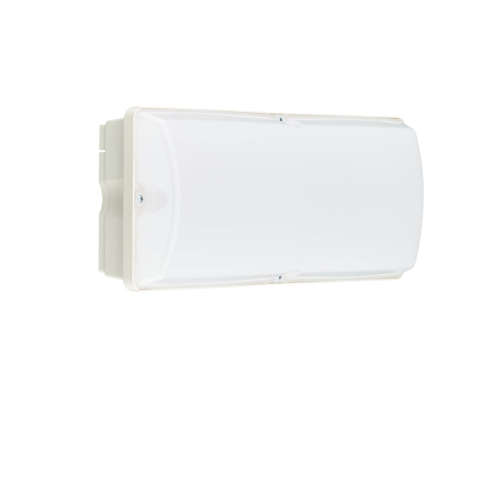 Philips Ledinaire Aplique cuadrado LED 6W 3000K 600 lúmenes IP65 IK08 Blanco con sensor de movimiento