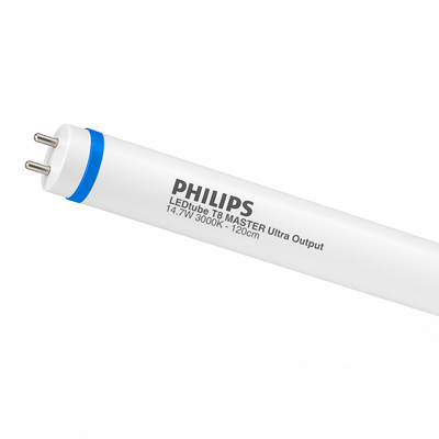 Philips MAS LEDtube T8 1200mm 14.7W 3000K 2300 lúmenes G13 160° Blanco Mate