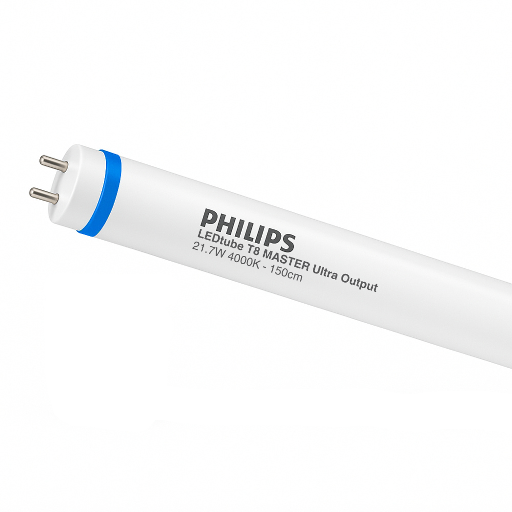 Philips MAS LEDtube T8 1500mm 21.7W 4000K Blanco Frío 3700 lúmenes G13 Opal CE RoHS