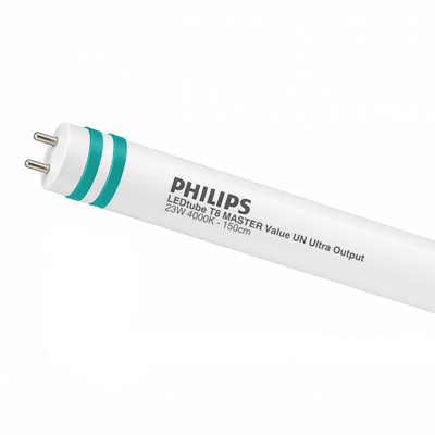 Philips MAS LEDtube T8 1500mm 23W 4000K Cool White 3700 lumens G13 frosted glass tube, CE RoHS