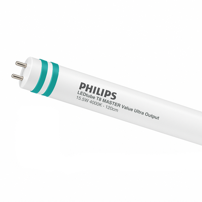 Philips MASTER Value LEDtube T8 1200mm 15.5W 4000K 2500 lumens G13 Frosted Cool White