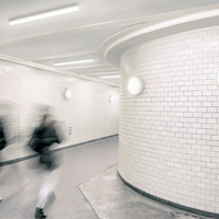 Aplique de pared LED Philips WL070V IP65 IK08 11W-17W 1100-1700 lúmenes 3000K-4000K Blanco 285mm