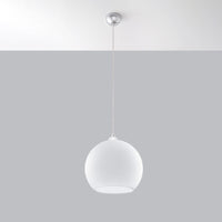 Lámpara colgante LED BALL de Sollux Lighting, IP20, 220-240V, máx 50W, acabado Latón Dorado Mate