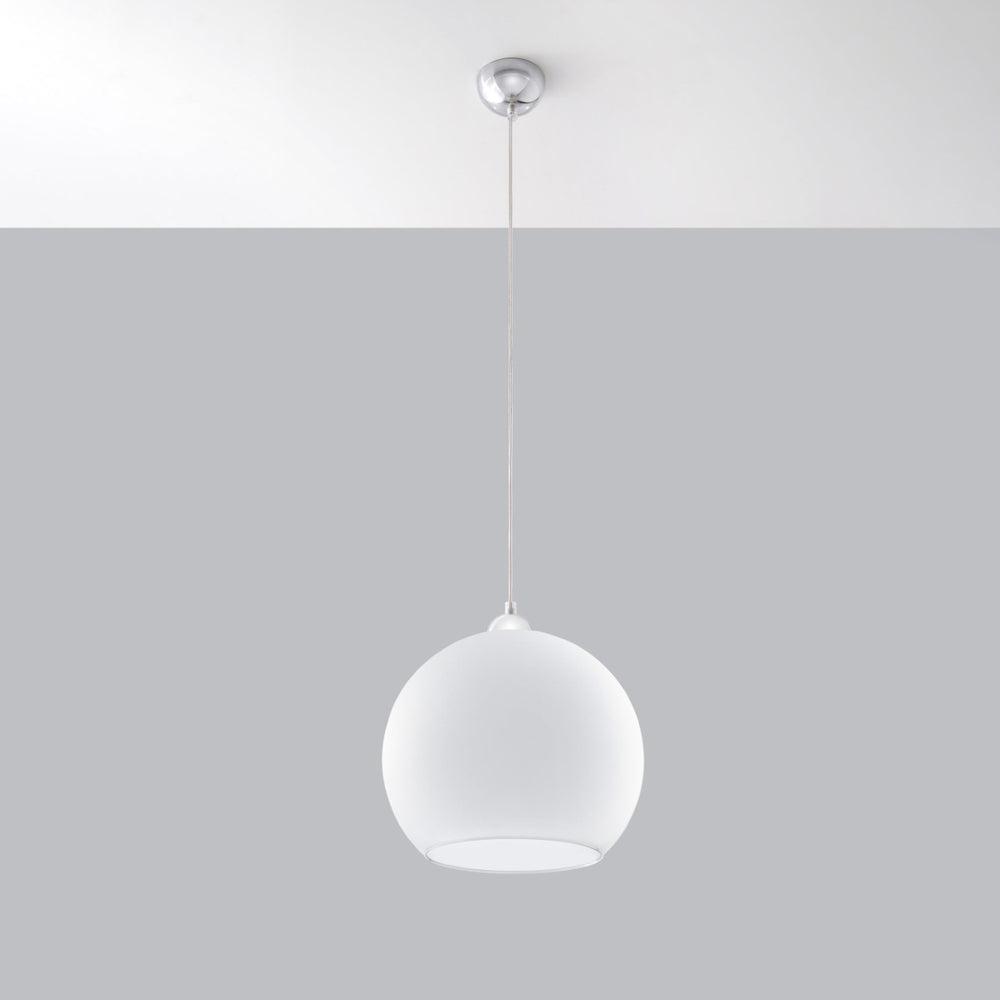 Lámpara colgante LED BALL de Sollux Lighting, IP20, 220-240V, máx 50W, acabado Latón Dorado Mate