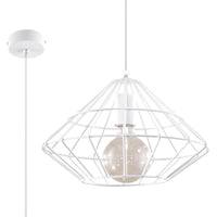 Led hanglamp hout mandelino e27 socket, 115mm height, 13mm width, mat goud aluminum