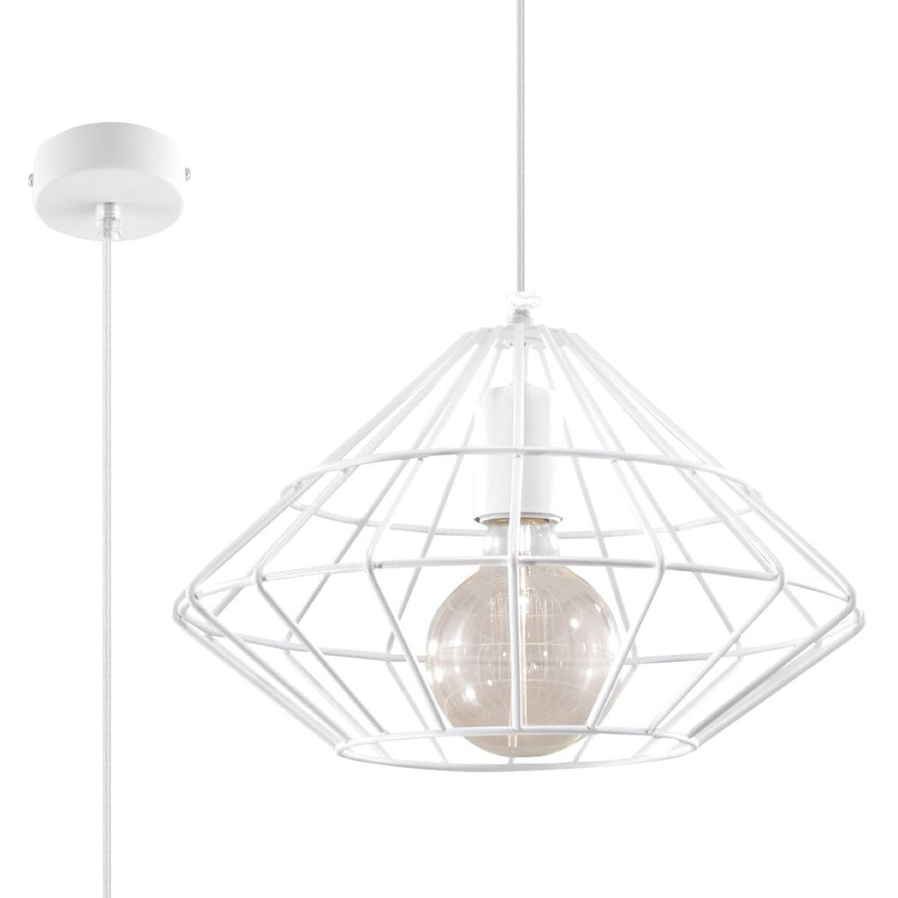 Led hanglamp hout mandelino e27 socket, 115mm height, 13mm width, mat goud aluminum