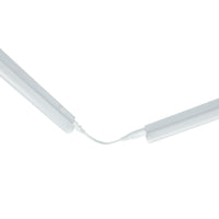 Spectrum T5 LED cabinet switch 600mm 7W 4000K NW IP20 white, 120° beam angle, 840 lumens, on/off switch