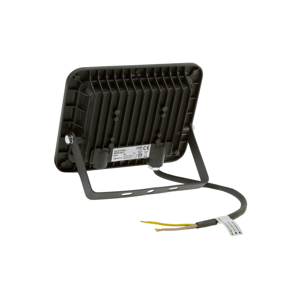 Spectrum NOCTIS LUX 2 LED floodlight 30W 230V 6000K IP65 2770 lumens Black housing outdoor lighting