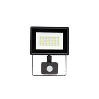 Proyector LED Spectrum NOCTIS LUX 3 30W 6000K 230V IP44 Negro con sensor PIR para iluminación exterior
